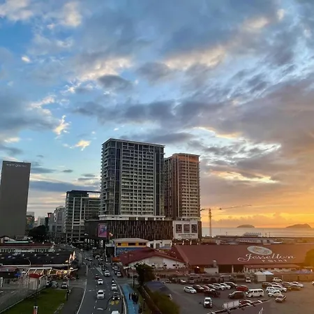 Jesselton Quay Sea & Pool View For 6 Pax Apartment Kota Kinabalu Exterior photo